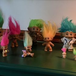 Vintage Troll Dolls -- Assorted sizes