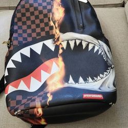 SHARKS IN PARIS UNSTOPPABLE SPRAYGROUND BACKPACK