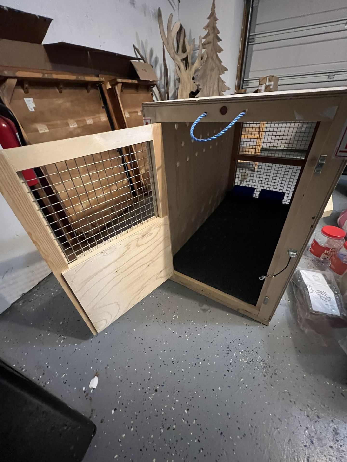 Dog Wooden Crate