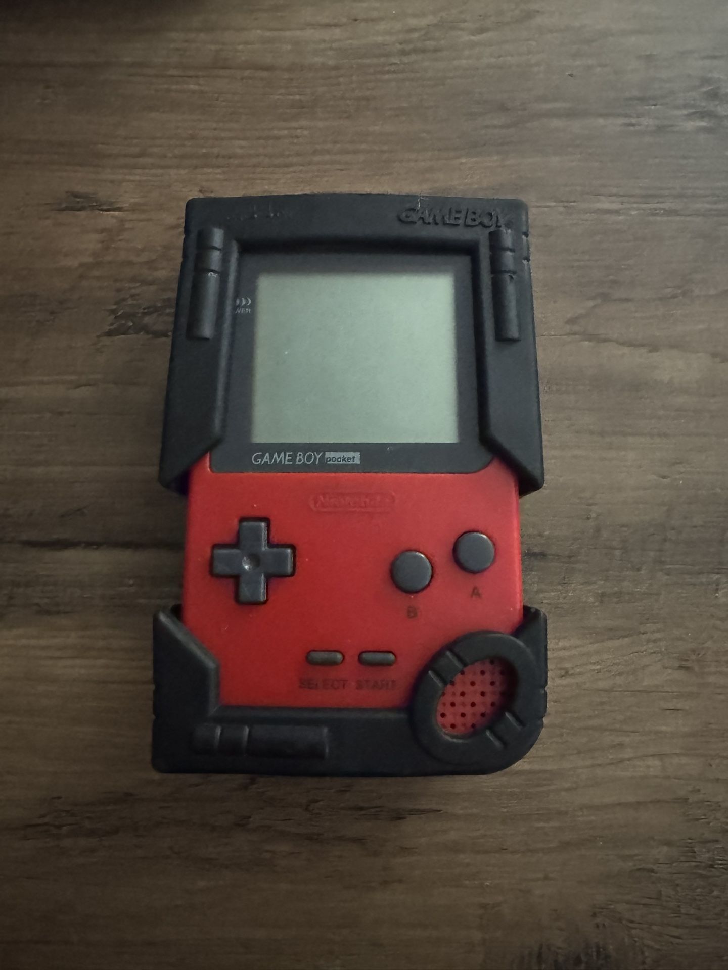 Gameboy Pocket Red Missing Back 