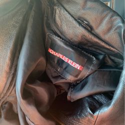 Leathe Coat Long Large Charles Klein