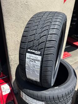 245/40R20 Radar Dimax AS8 99W Brand New 4 Tires Free Mount Balance installed 245/40/20