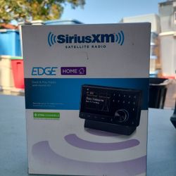 New In Box SiriusXM Edge Dock and Play Satellite Radio Receiver with Home Kit