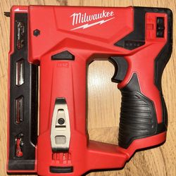 M12 12-Volt Lithium-Ion Cordless 3/8 in. Crown Stapler (Tool-Only)