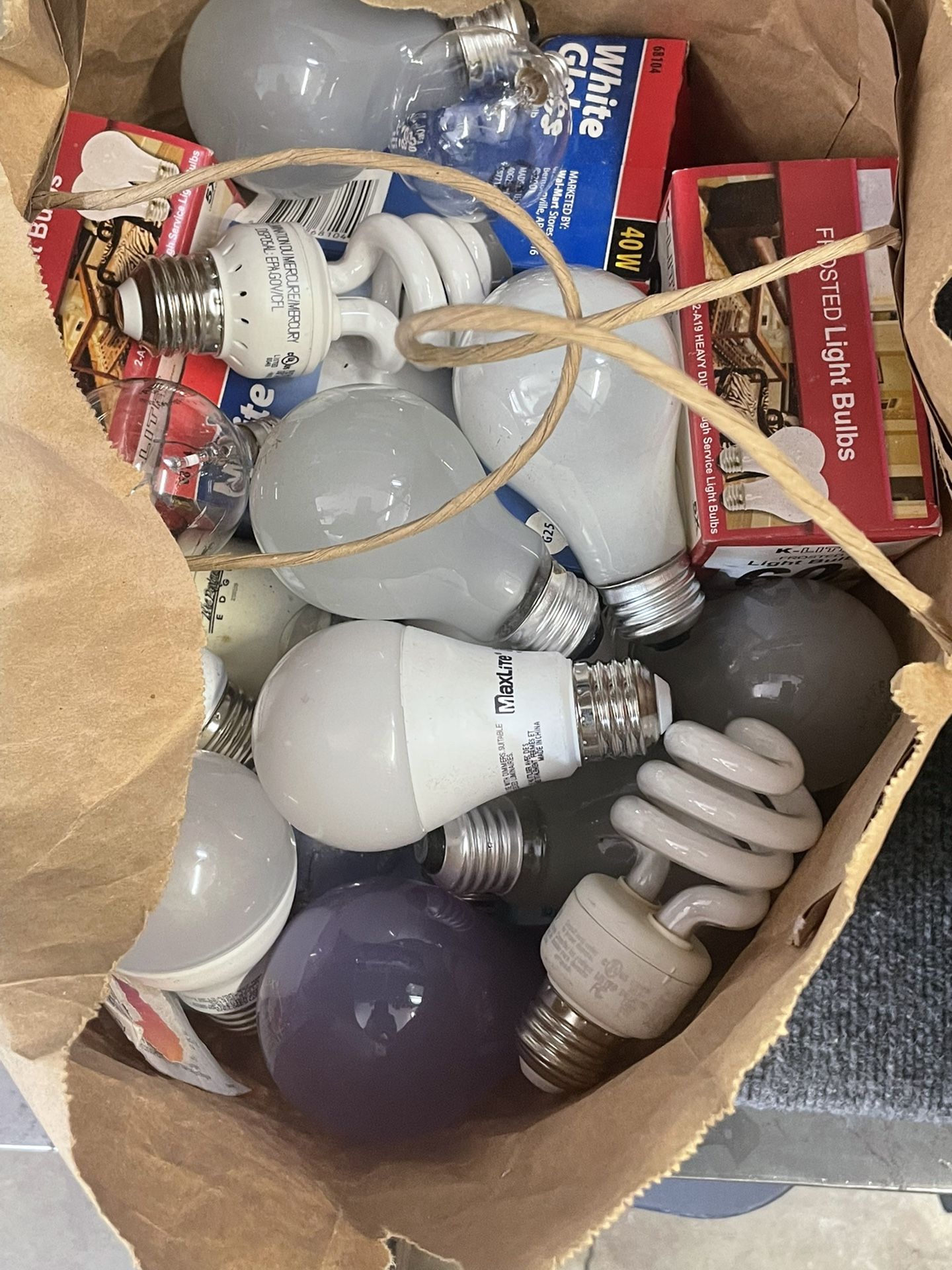 Bag Of Light Bulbs