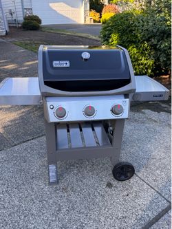 Weber 3 Burner Spirit II GS 4 Propane Grill/BBQ w/ cover