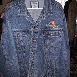 Original crown royal Denim jacket
