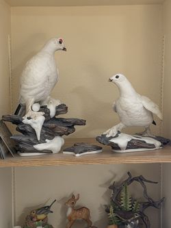 Boehm Fine Porcelain Ptarmigan Birds (2-Piece Set)