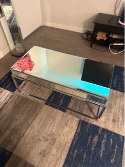 Mirrored coffee table