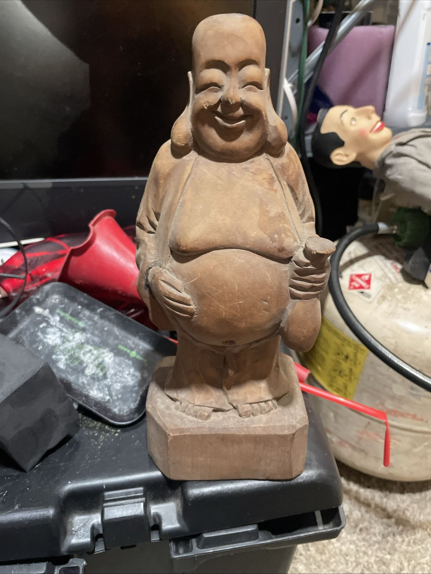Budda Wooden Statue Hand Carved