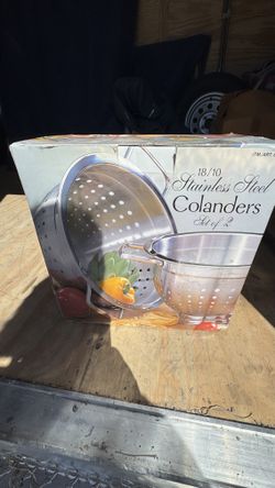 New 2 set colander