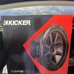 Kicker Single 12” Bass Subwoofer & BOX