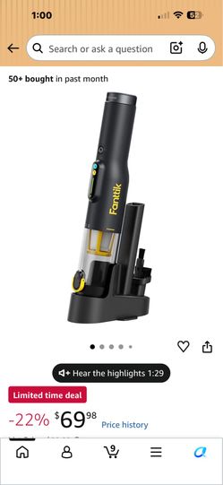 Fanttik Slim V10 Air cordless handheld vacuum cleaner