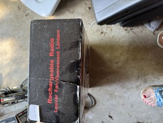 Rechargeable Radio With Light