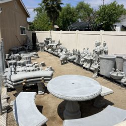 Cement Statues Fountains Tables Etc 