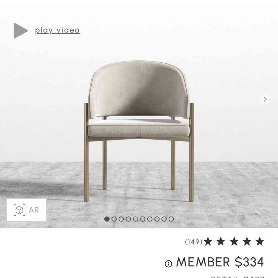 Solana Dining Chairs (Rove Concepts) for Sale in Los Angeles, CA - OfferUp