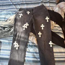 chrome hearts jeans 