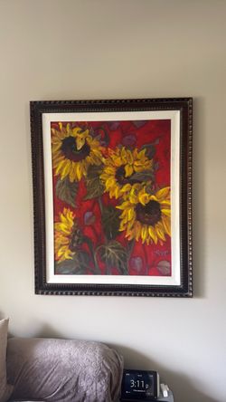 Original sunflower painting