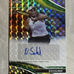 2025 Topps Chrome Tennis Geometric Refractor Card  Autographed