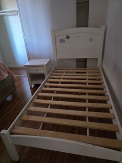 Twin bed with stand