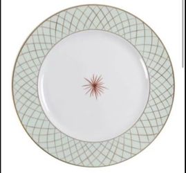 Bernardaud “Etoile Celedon” Dinner Plate — Set of 6