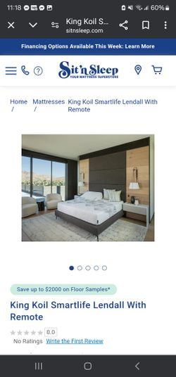 King Koil Smartlife Bed With Remote