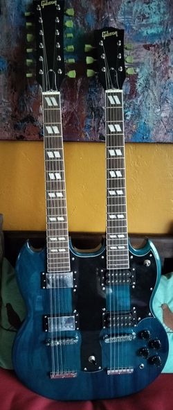 Brand new 6 & 12 string double neck electric guitar