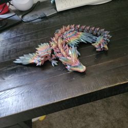 3D Printed Crystal Dragon