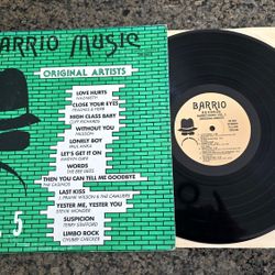 Barrio Music Vol 5 Original Press Vinyl Record extremely Rare HTF 80s Oldies OG Artist 