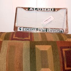 Michigan State University Alumni License Plate Holder