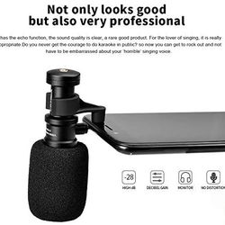  Video Microphone for - Professional Mini Cardioid Microphone Condenser Shotgun Handheld Phone Directional Microphone