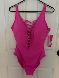 Pink swimsuit