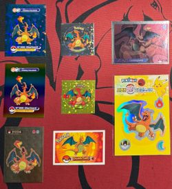 Pokemon Charizard Stickers Lot (8pcs)