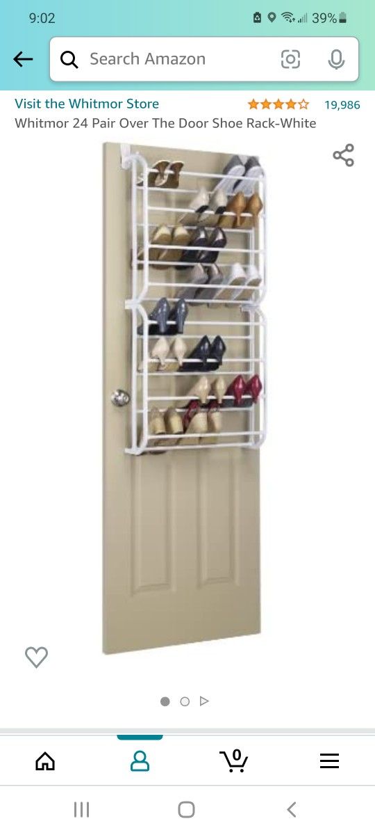 Over Door Shoe Rack