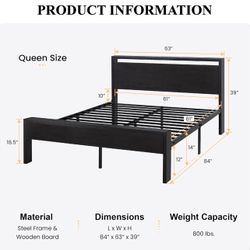 Bed frame (Queen)