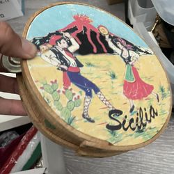 Vintage Hand Percussion From Sicily 