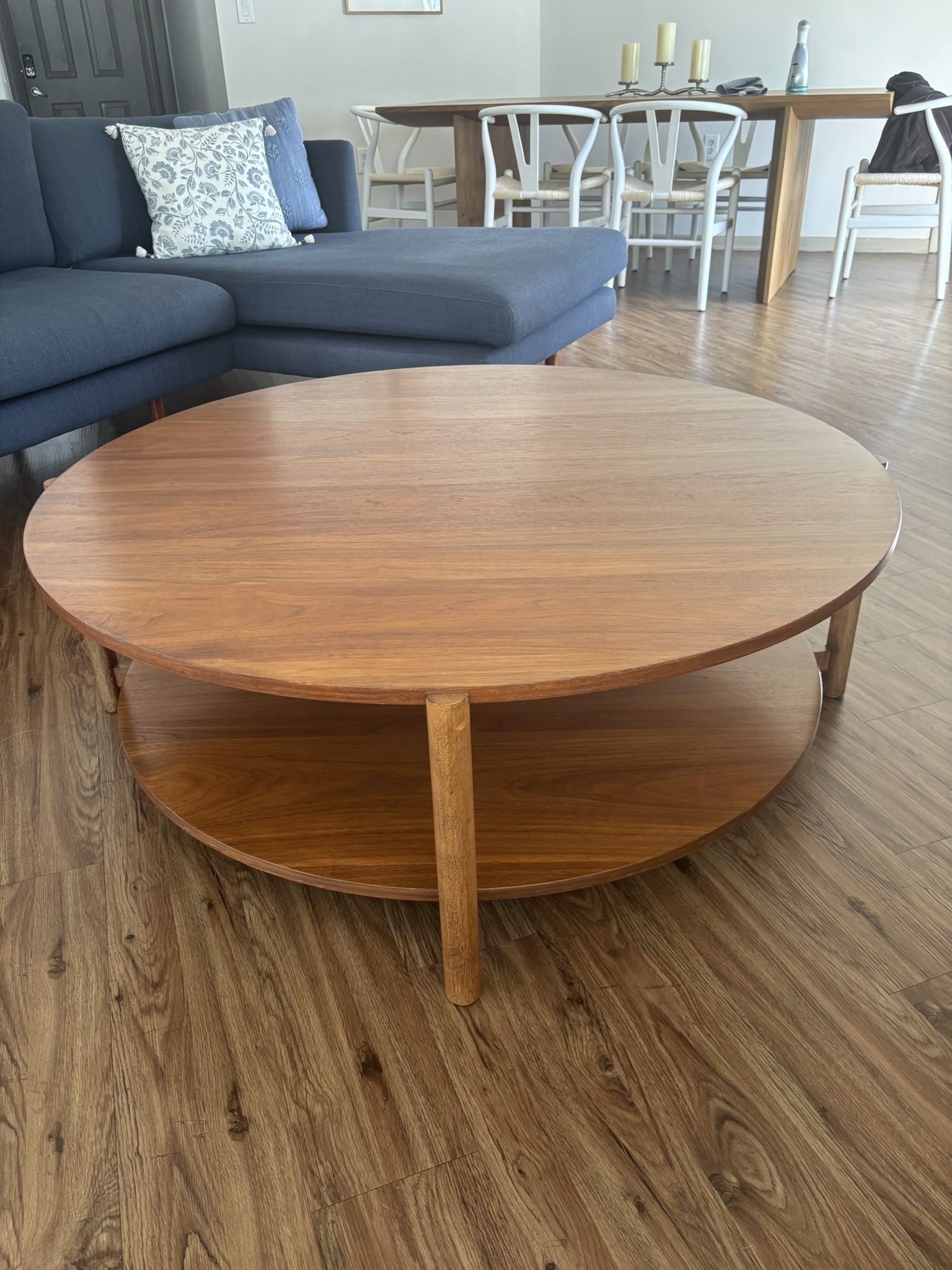 West Elm Round Coffee Table