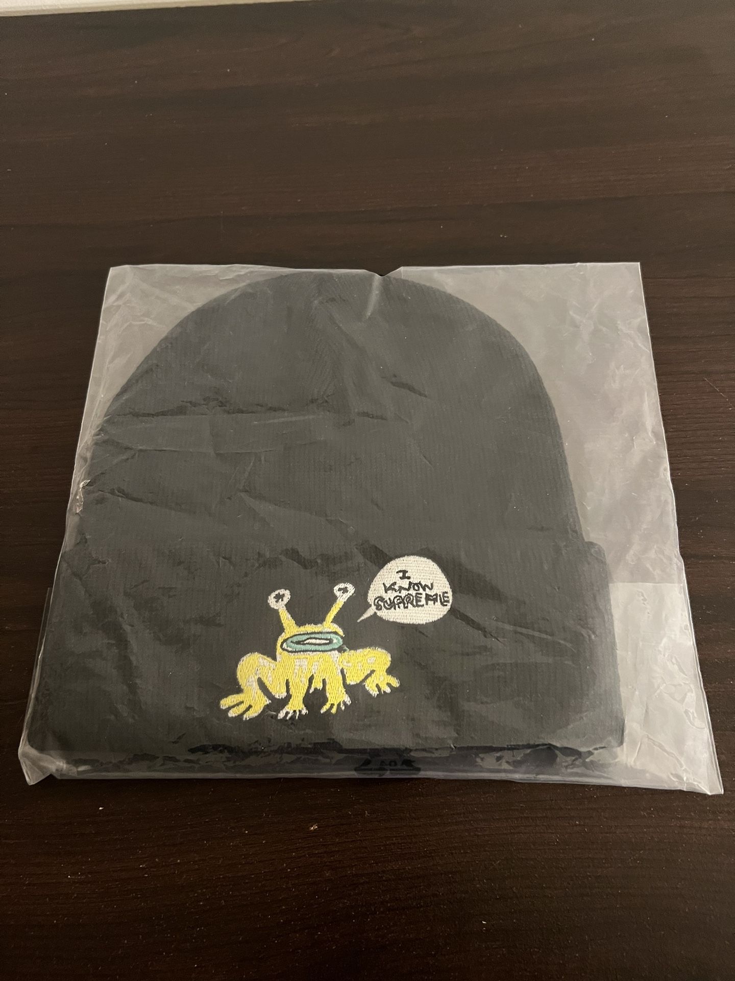 Supreme Daniel Johnston Beanie Black Brand New In Bag $120 Or Best Offer