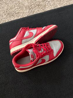 Nike Dunk Low Red and White Sneakers