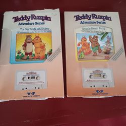 Teddy Ruxpin Books And Cassette S Lot Of 2