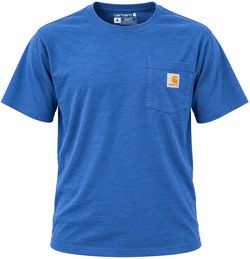 Carhartt Pocket T-Shirt Medium Blue