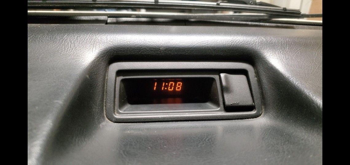 Acura Integra Type R Amber Clock