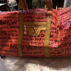 Desinger Red Duffle 