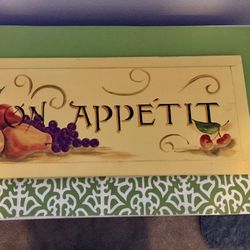 Beautiful Wood Hand-painted Sign