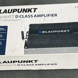 Blaupunkt  4-Ch Class D Car Amplifier. 