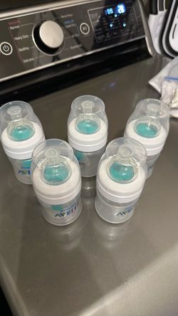Philips AVENT 4oz bottles (x5)
