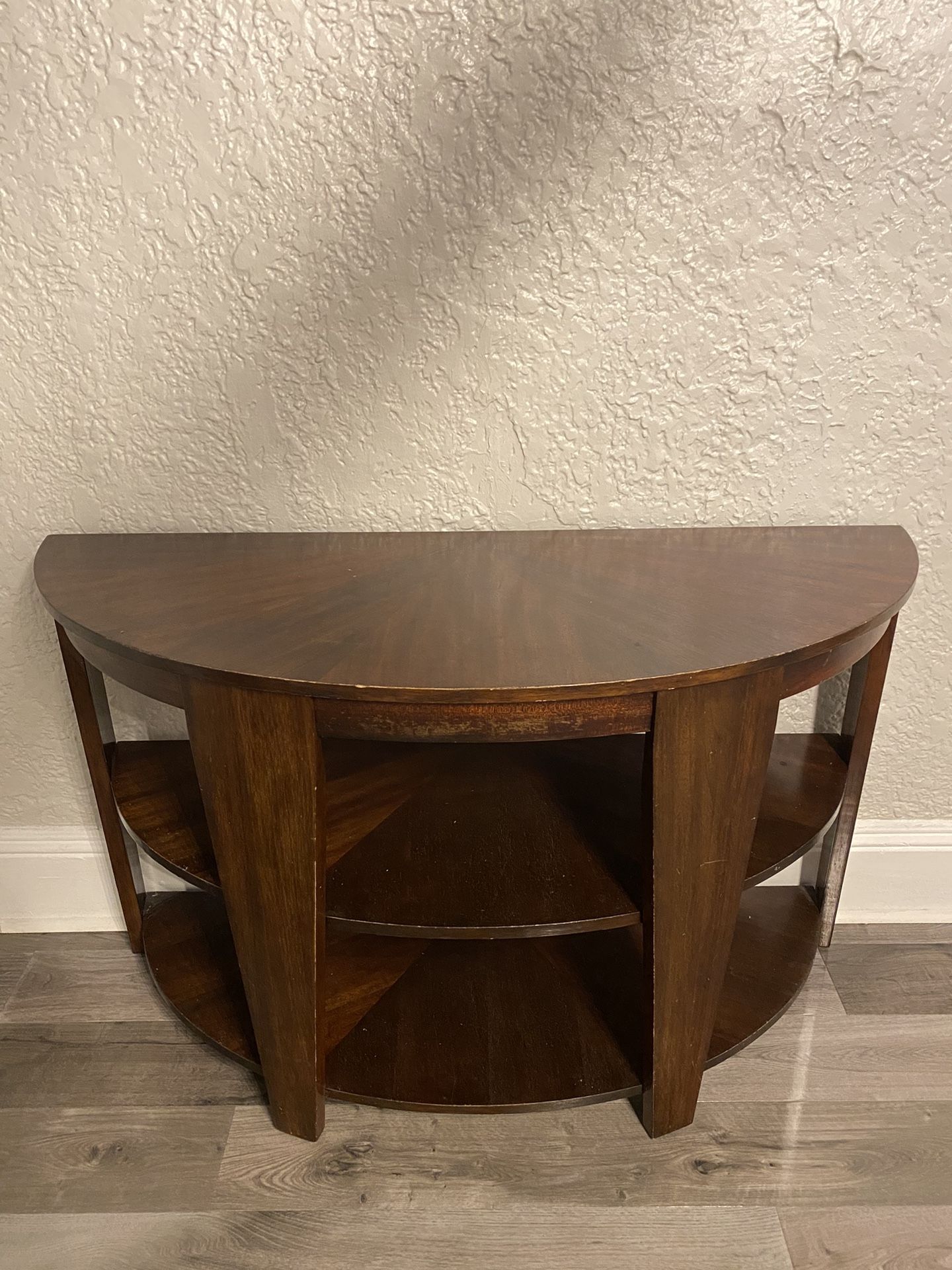 Gorgeous Brown Wood Console 