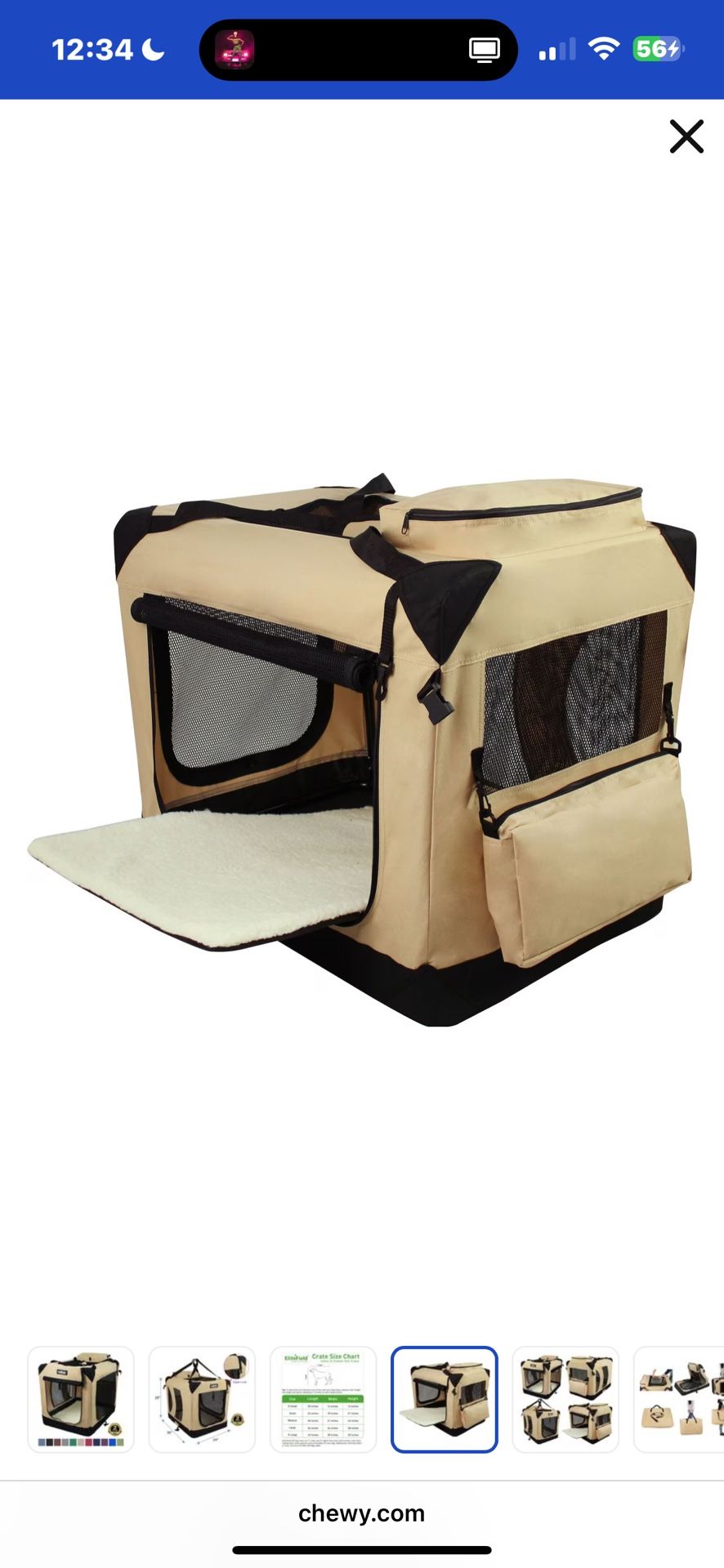 Elitefield Large Dog Crate Collapsible