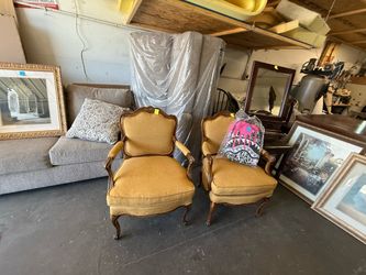 Pair of French Provincial Accent Chairs