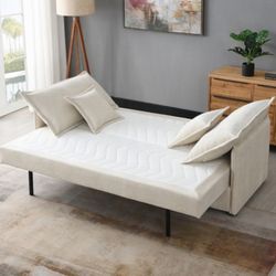 Sofa w/pullout mattress top sleeper(mattress/FullSize)